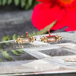🦋LAST🦋 NWT Tramps+Thieves Somewhere Golden 18k Gold Plated Studs